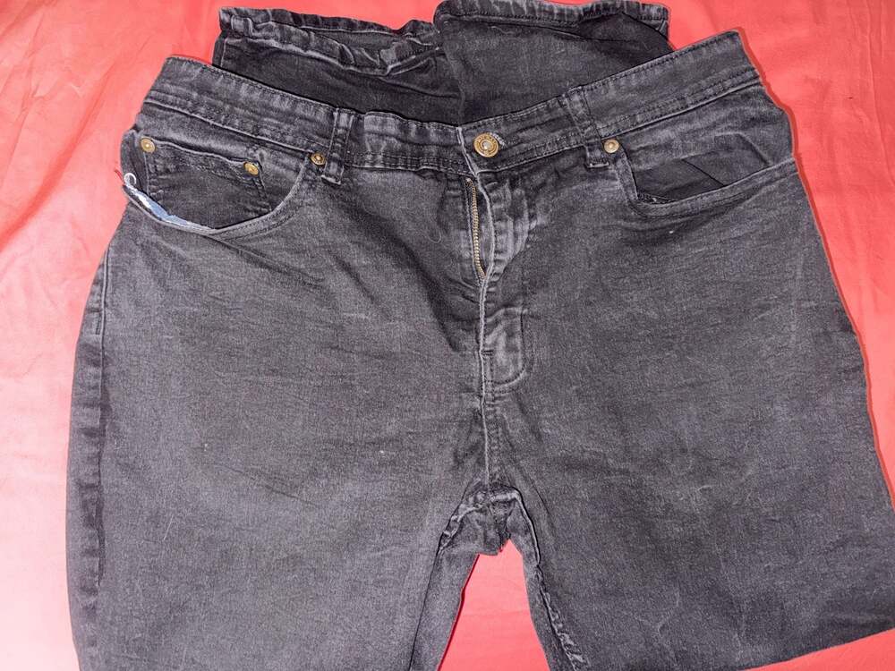 Nat Nast Luxury Originals Men's Black Denim Jeans, Size 38x30